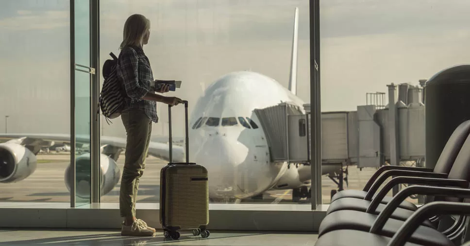 primeira viagem de avião